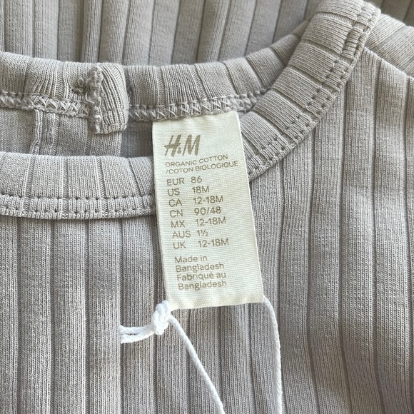 H&M | Ribbed Sweater Dress Organic Cotton Long Sleeved - Picture 5 of 11